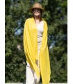 Foulard uni laine-soie ASWLEMON