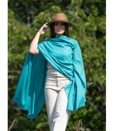 Plain wool-silk scarf ASWTURQ