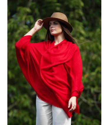 Fular liso lana-seda ASWRED