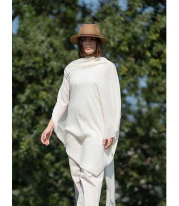 Foulard uni laine-soie ASWKORA