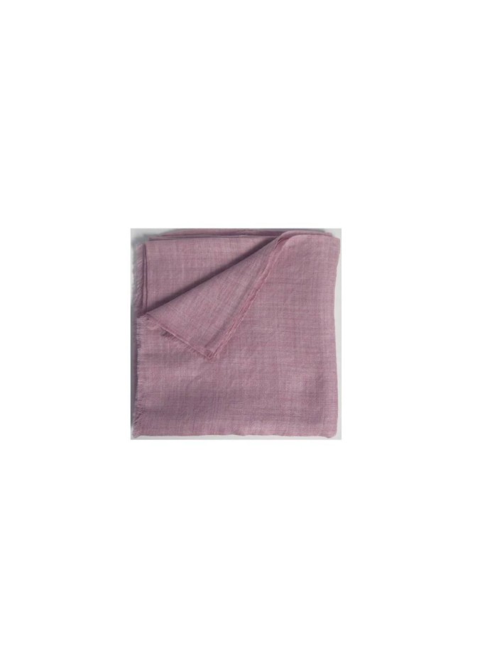 Wool and silk plain shawl ASWROSEL
