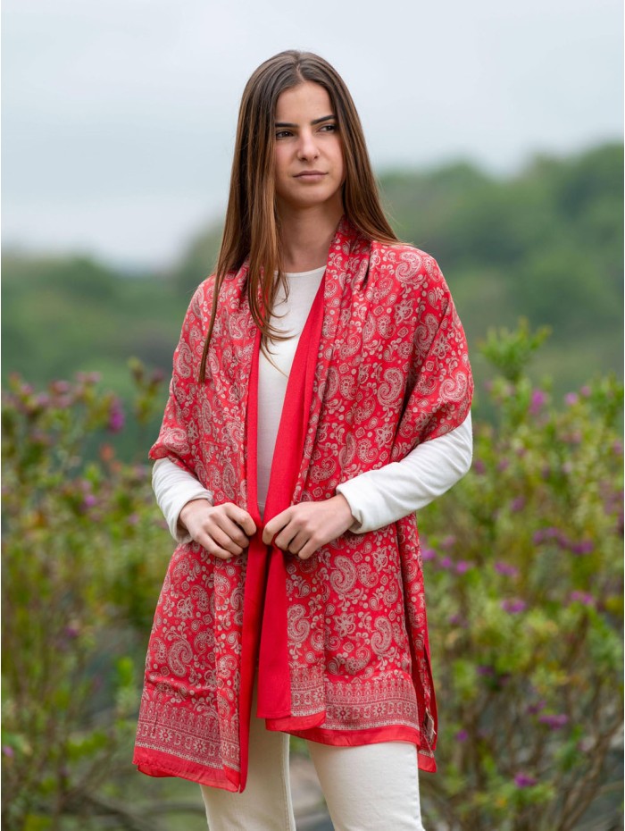 Foulard double en soie ASK190CDA