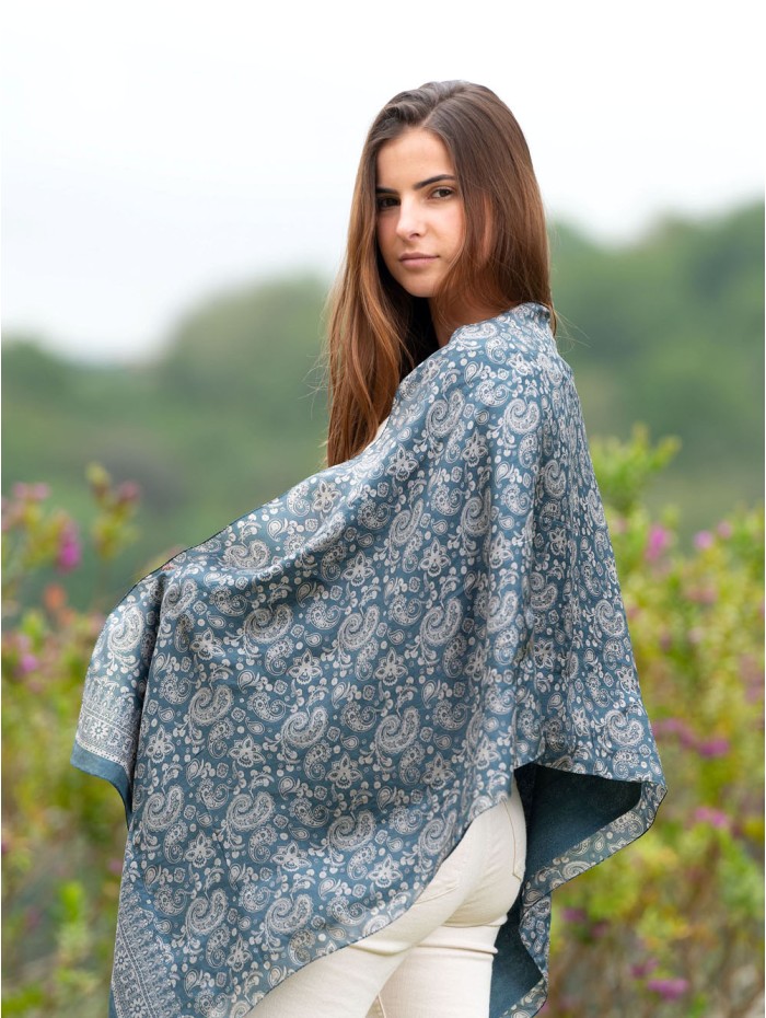 Foulard double en soie ASK190CDA
