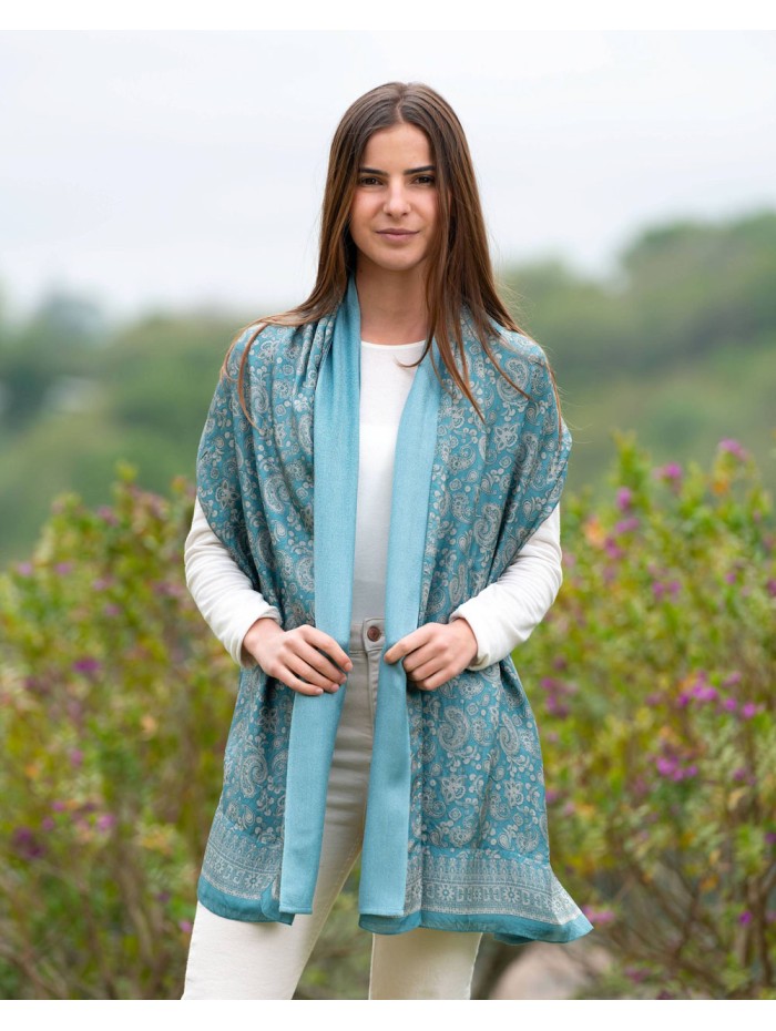 Fular de seda doble ASK190CDA