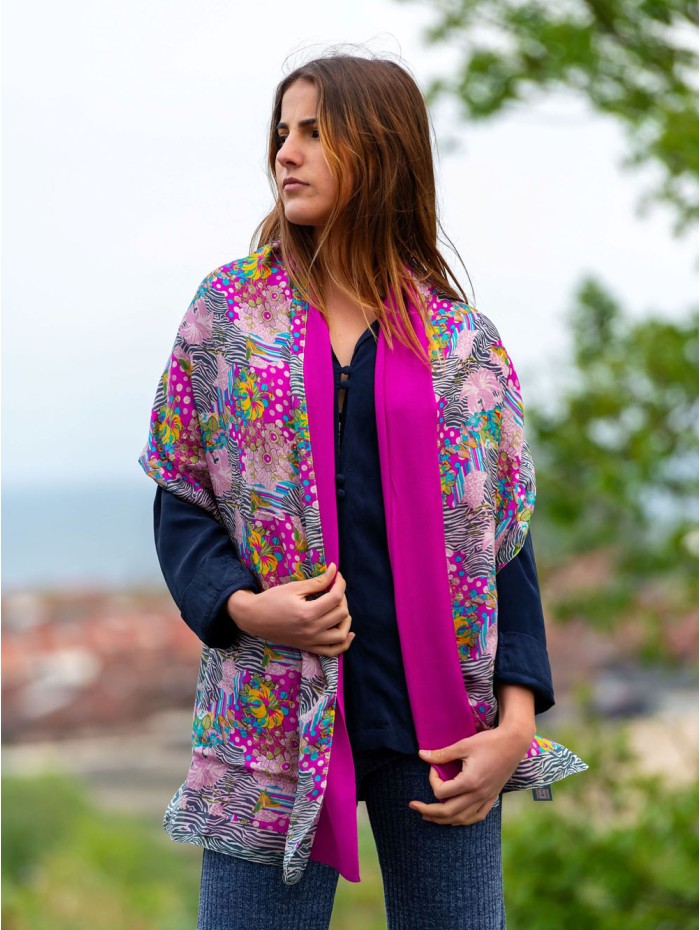 Foulard double en soie ASK189CD