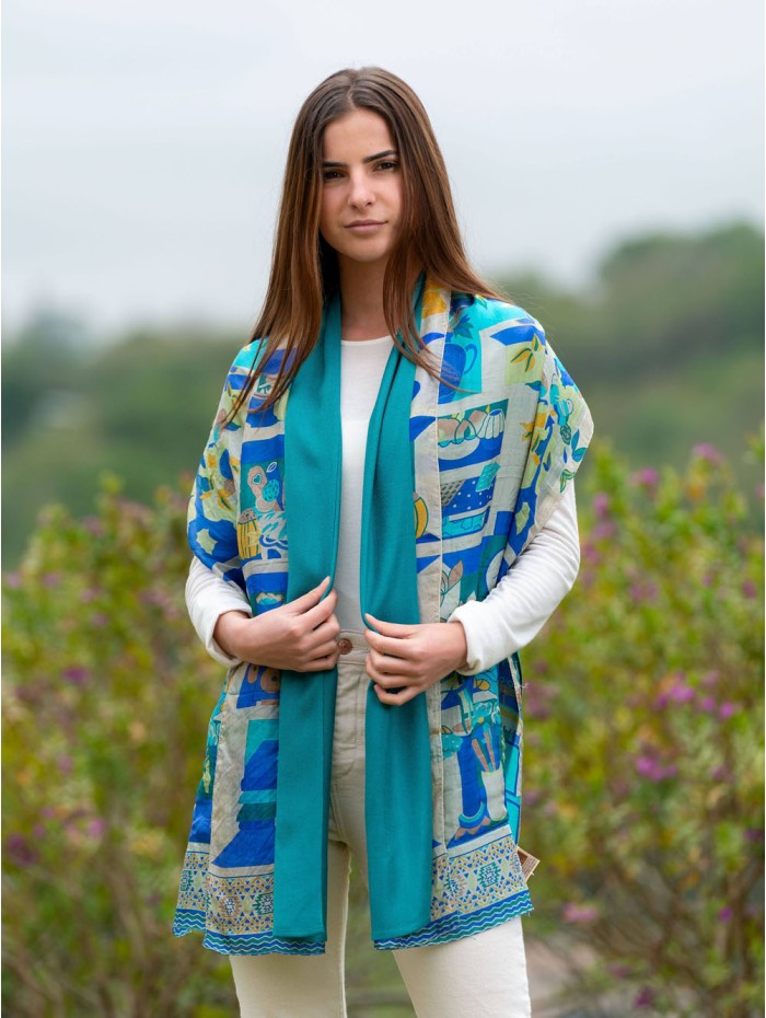 Double silk foulard ASK187CD