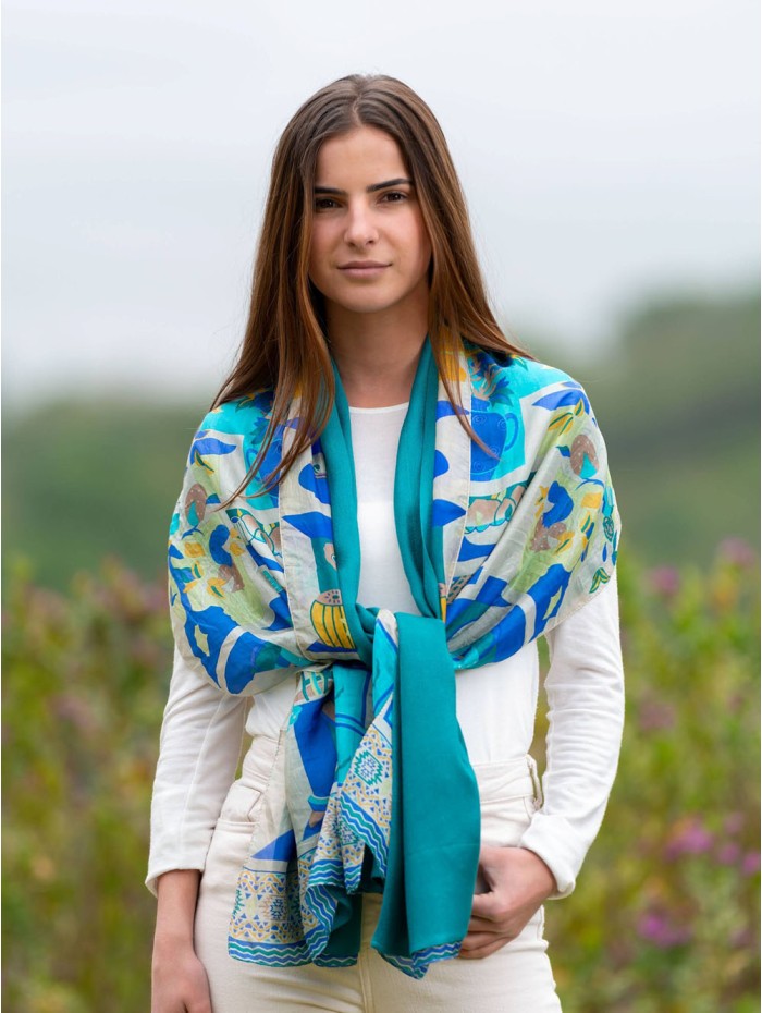 Double silk foulard ASK187CD