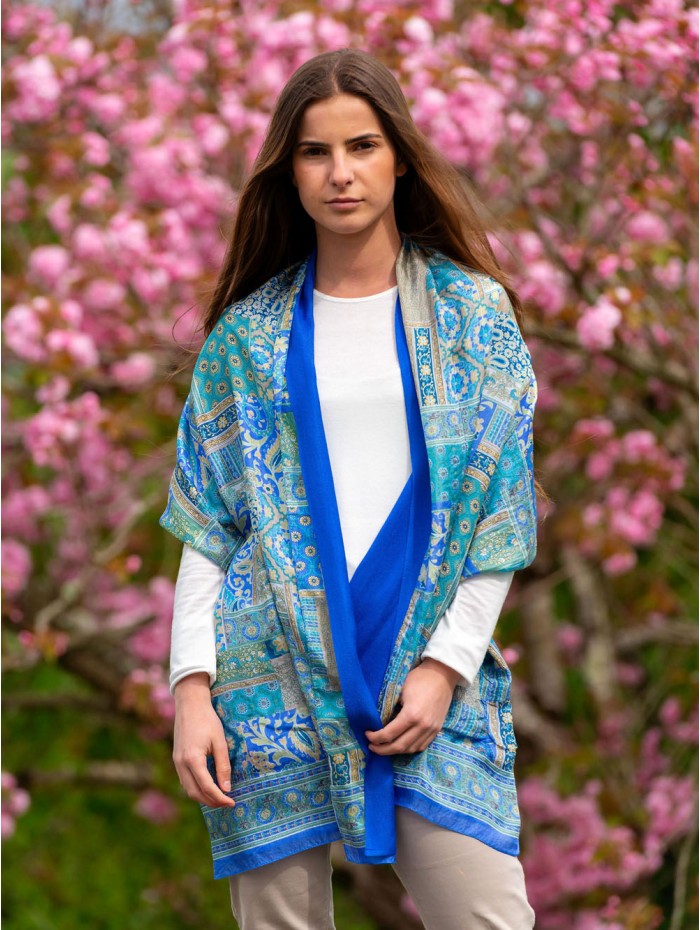 Foulard double en soie ASK182CD