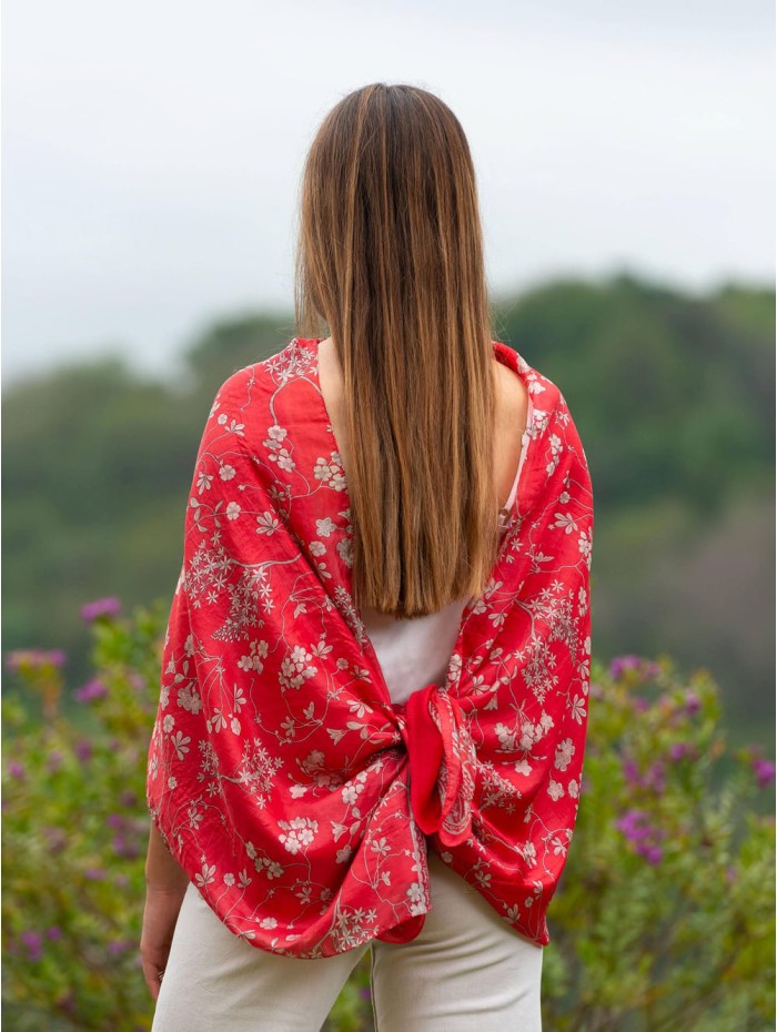 Foulard double en soie ASK185CD