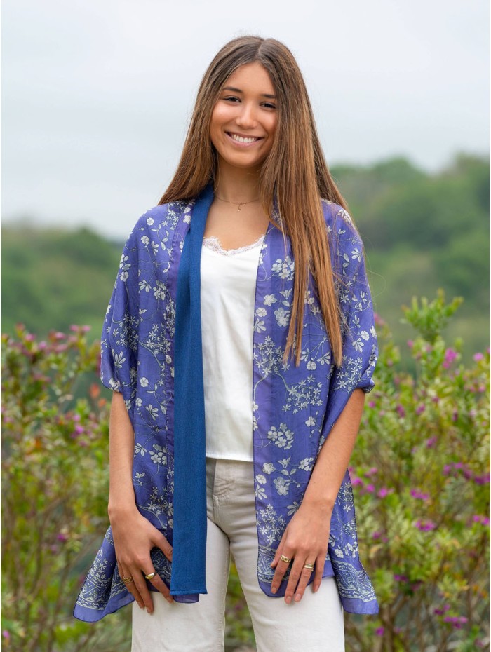 Foulard double en soie ASK185CD