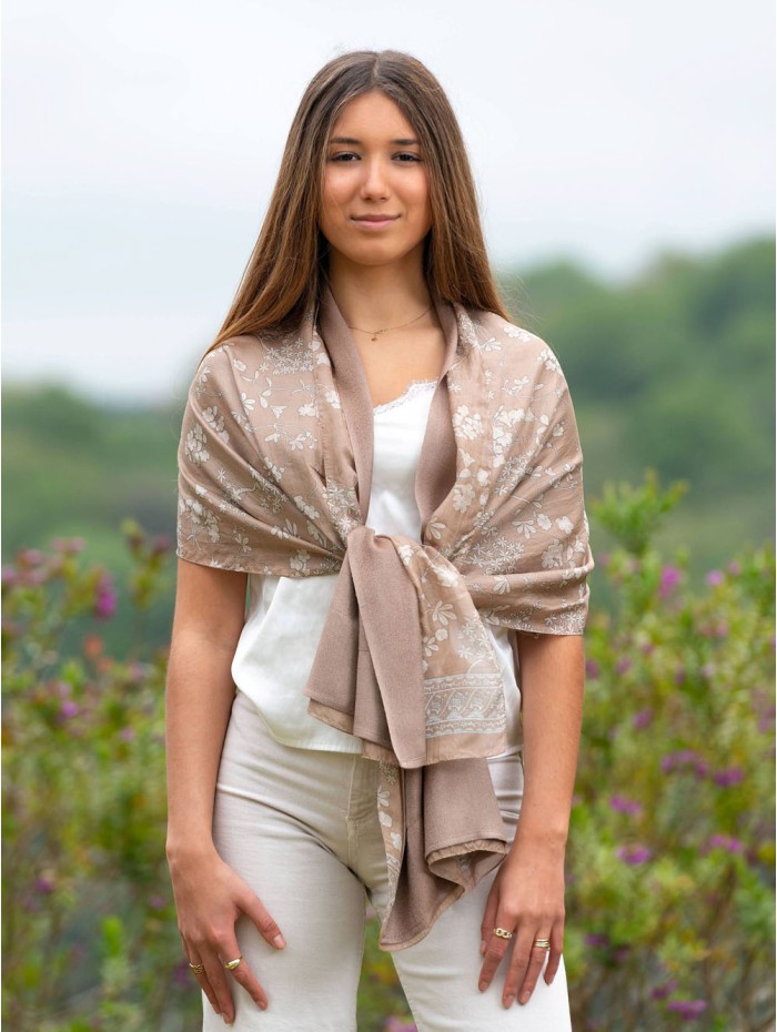 Foulard double en soie ASK185CD
