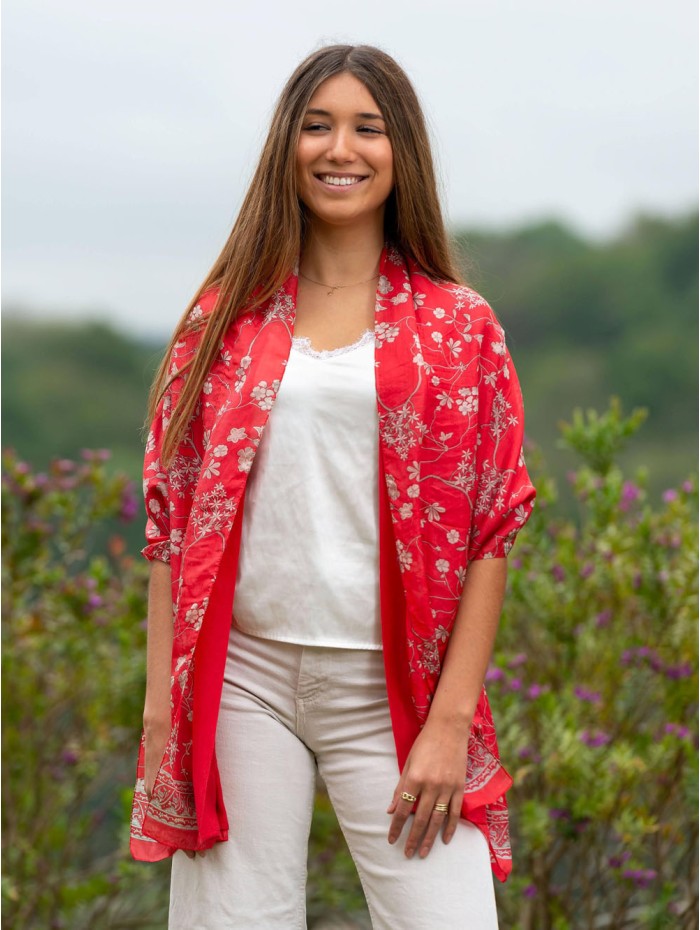 Foulard double en soie ASK185CD