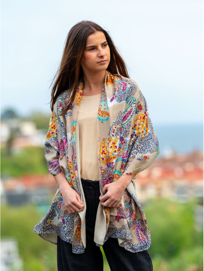 Foulard double en soie ASK165CD