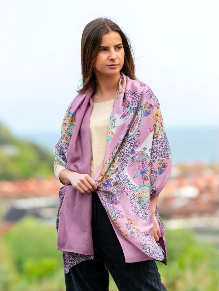 Foulard double en soie ASK165CD