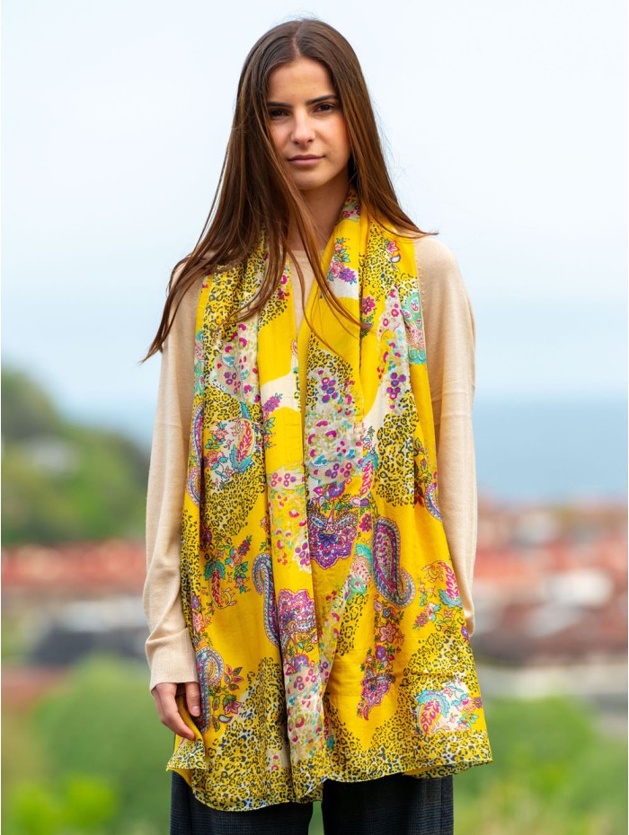 Foulard double en soie ASK165CD