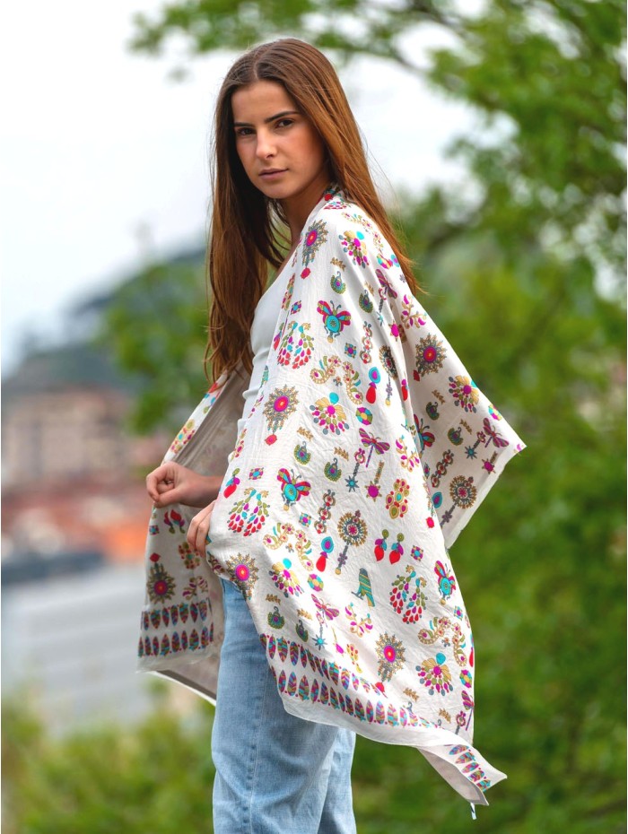 Double silk foulard ASK139CD