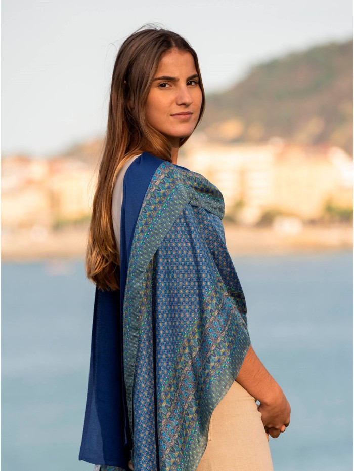 Foulard double en soie ASK135CDB