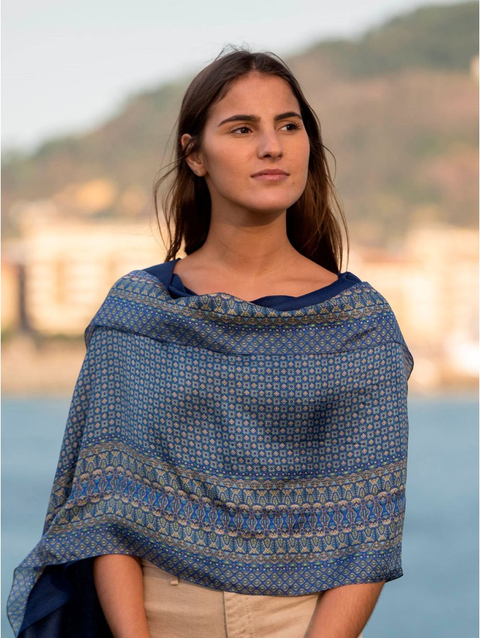 Foulard double en soie ASK135CDB