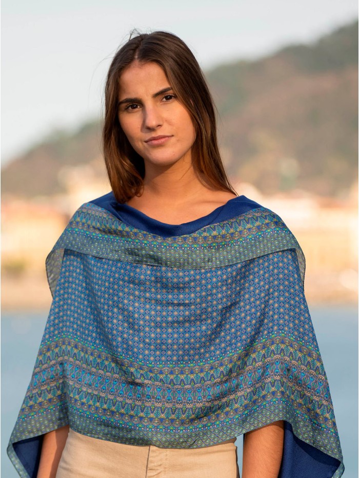 Foulard double en soie ASK135CDB