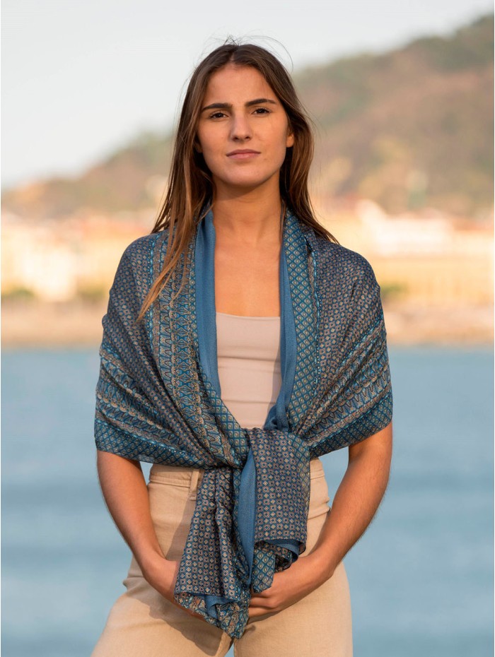 Foulard double en soie ASK135CDB