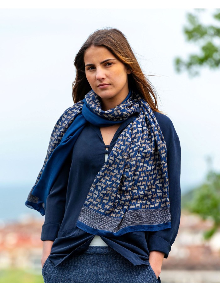 Foulard double en soie ASK132CD