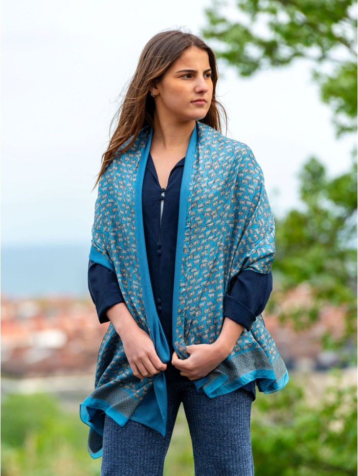 Foulard double en soie ASK132CD