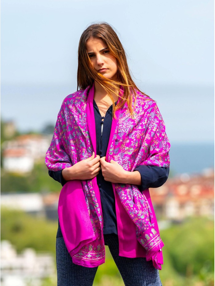Double silk foulard ASK131CD