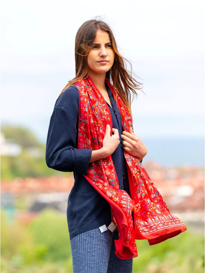 Double silk foulard ASK131CD