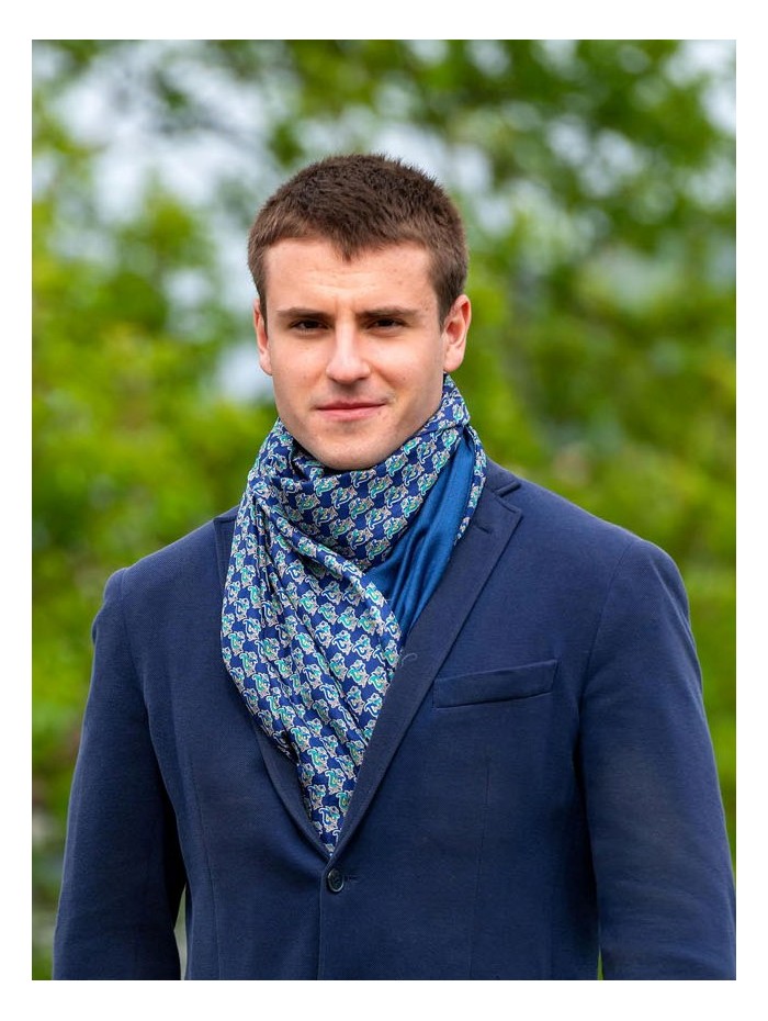 Double silk foulard ASK130CDB