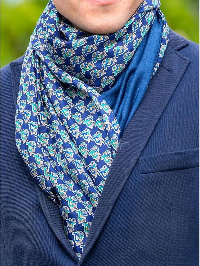 Double silk foulard ASK130CDB