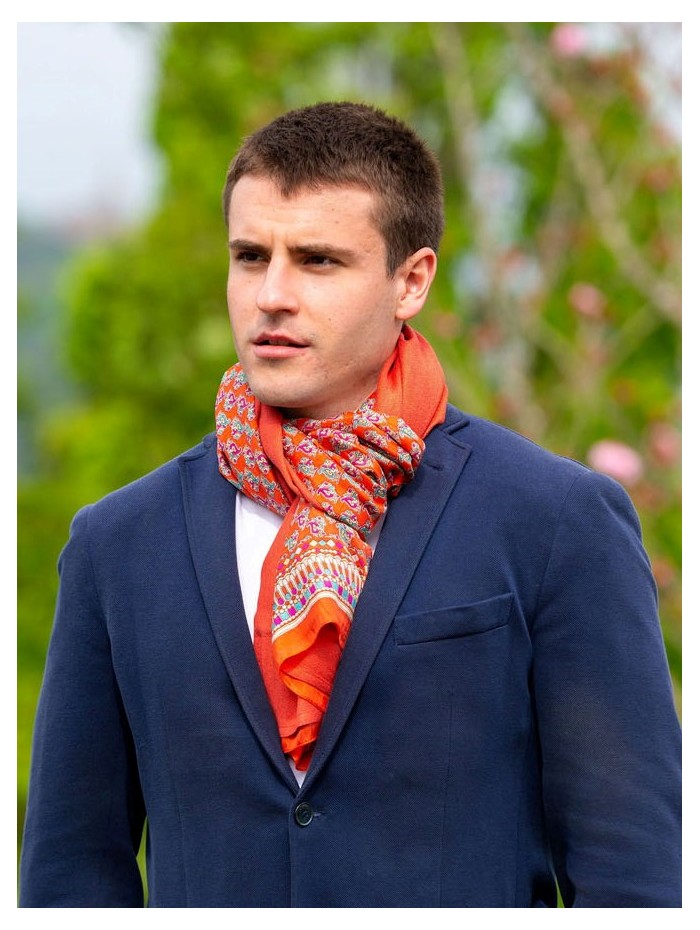 Double silk foulard ASK130CDB