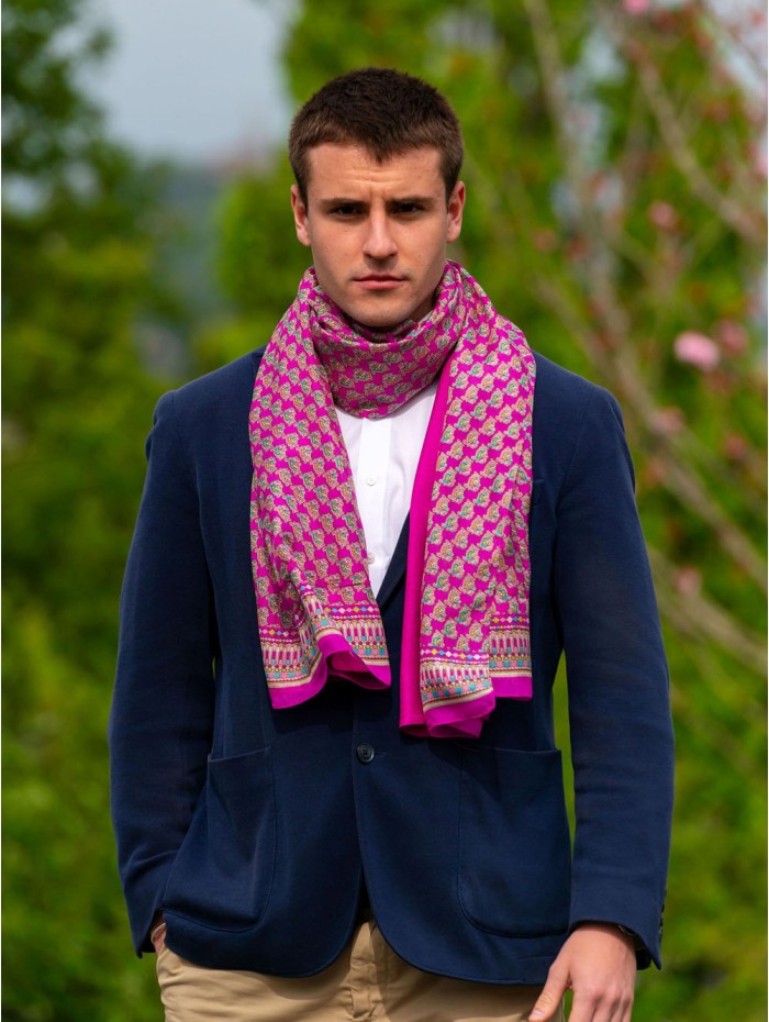 Double silk foulard ASK130CDB
