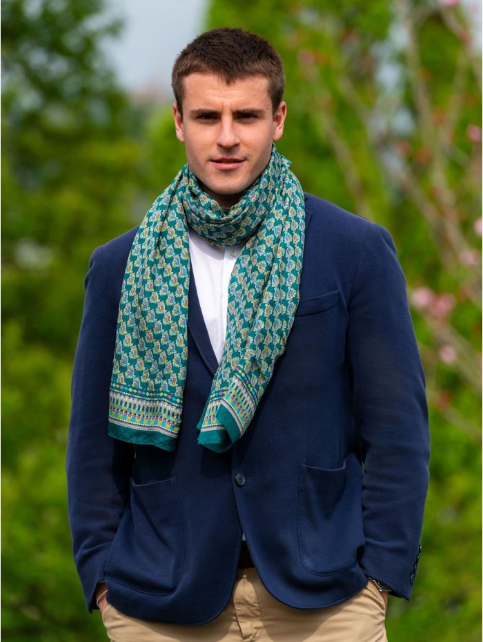 Foulard double en soie ASK130CDB