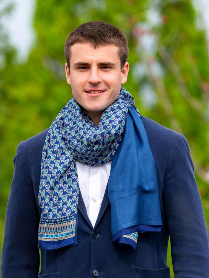 Double silk foulard ASK130CDB