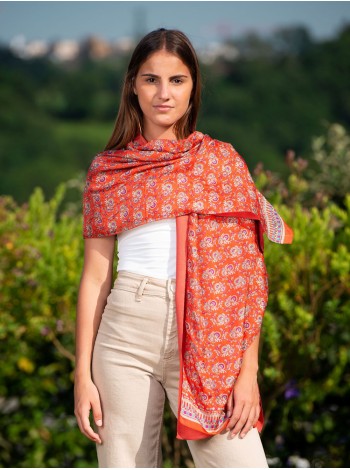 Foulard double en soie ASK130CDA