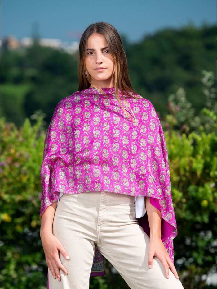 Fular de seda doble ASK130CDA