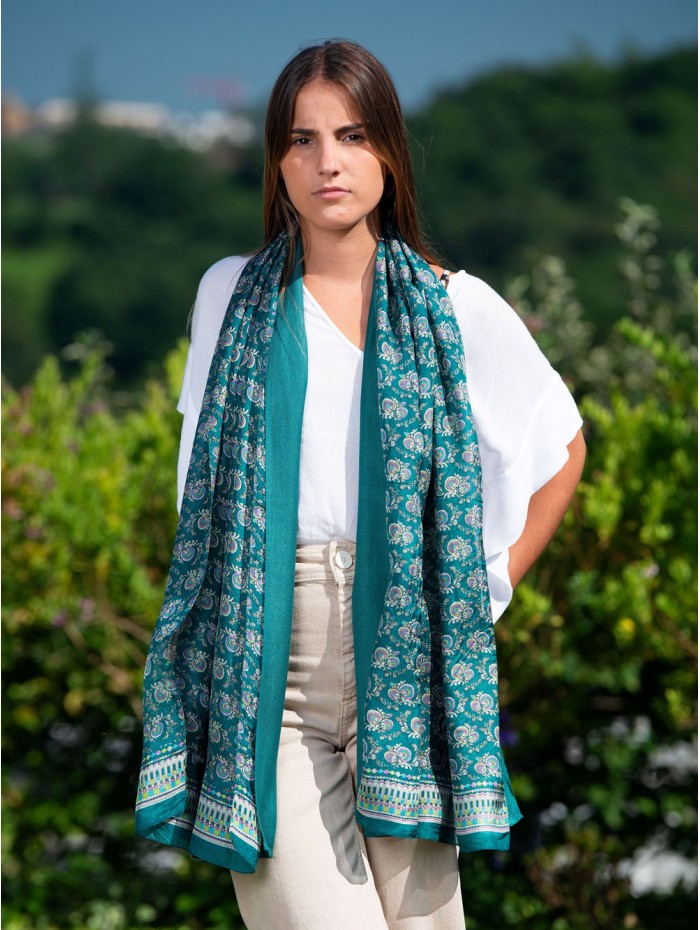 Fular de seda doble ASK130CDA