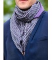 Foulard double en soie ASK124CDB
