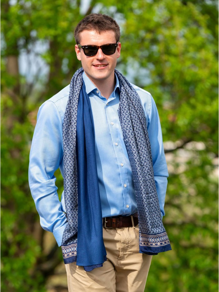 Double silk foulard ASK124CDB