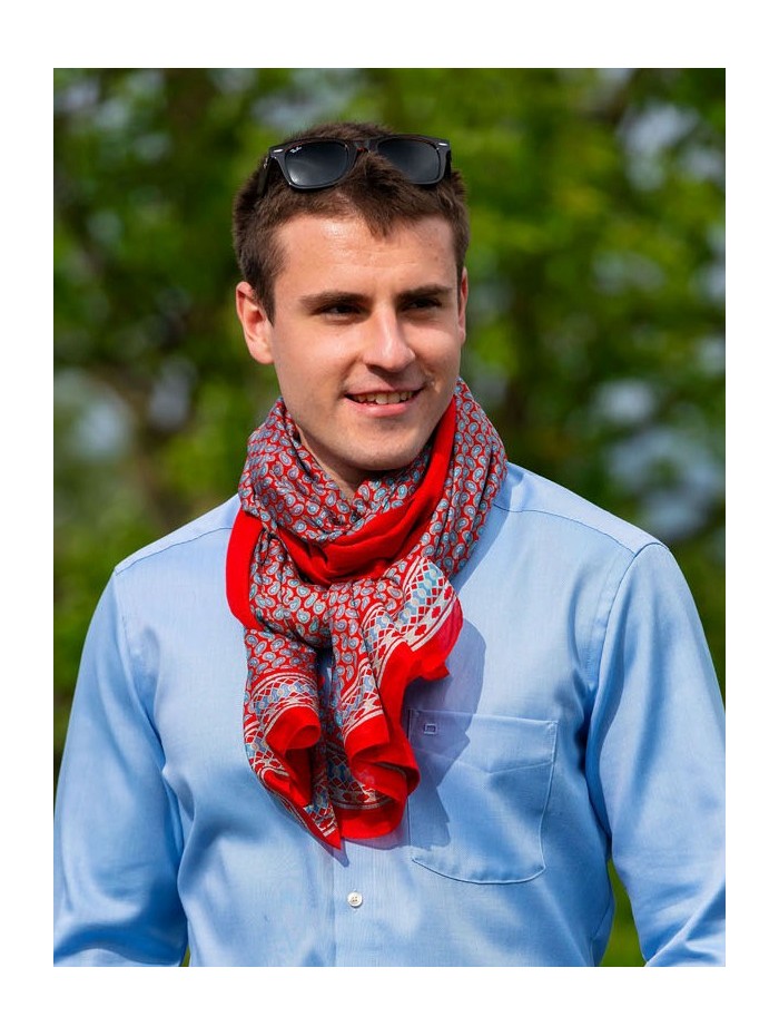 Double silk foulard ASK124CDB