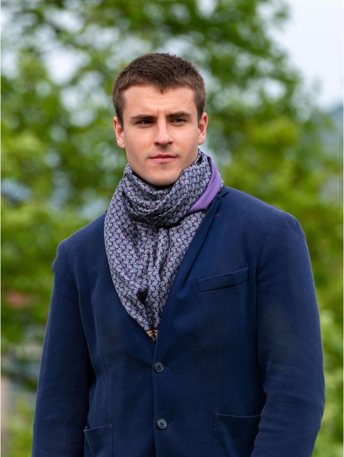 Double silk foulard ASK124CDB