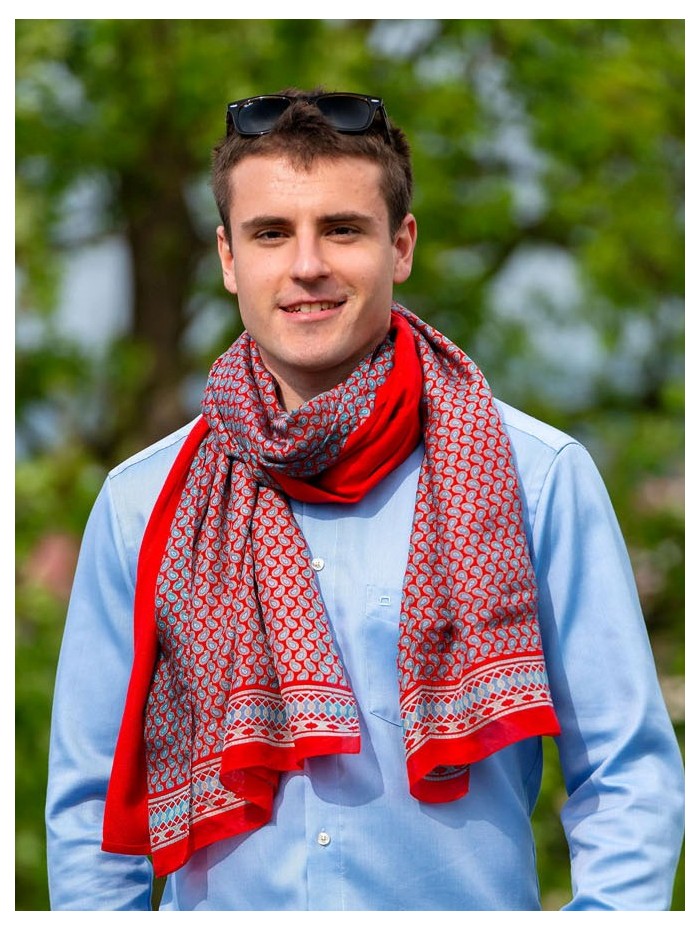 Double silk foulard ASK124CDB