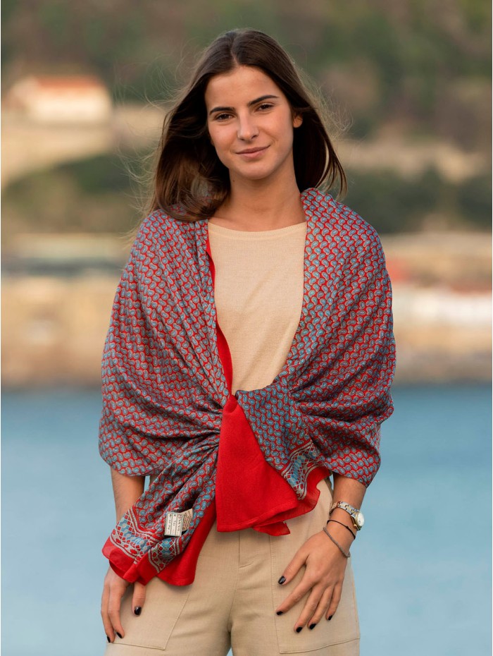 Double silk foulard ASK124CDB