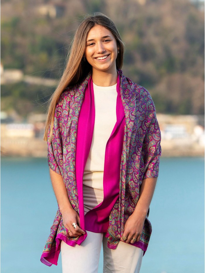Foulard double en soie ASK123CDA