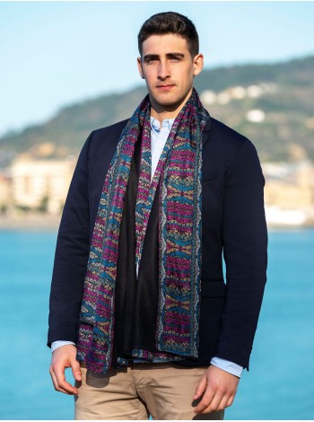 Foulard double en soie ASK121CD