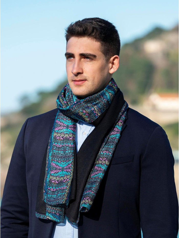 Foulard double en soie ASK121CD