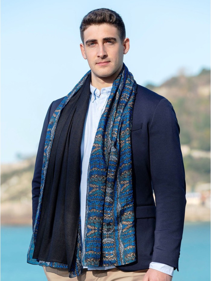 Foulard double en soie ASK121CD