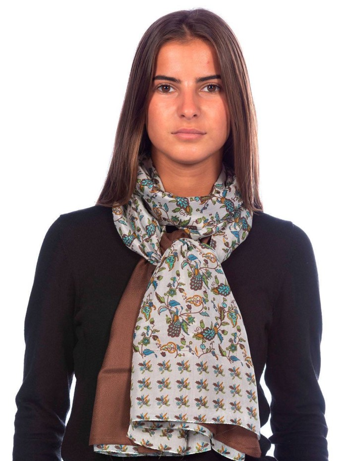 Foulard double en soie ASK90CD