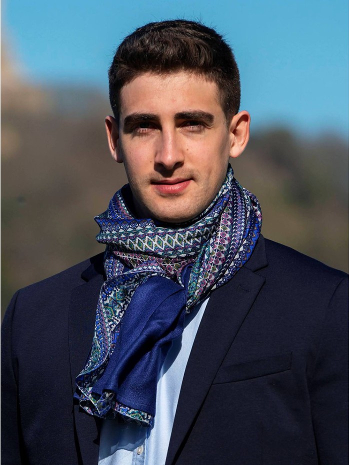 Double silk foulard ASK84CD