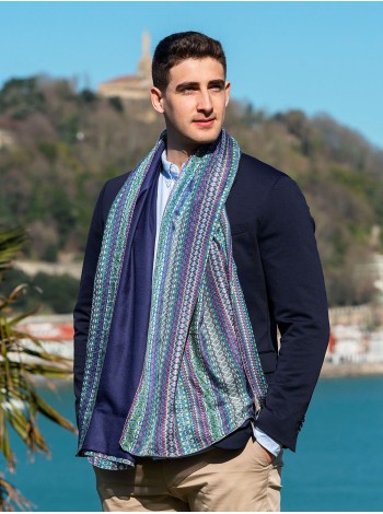 Foulard double en soie ASK84CD